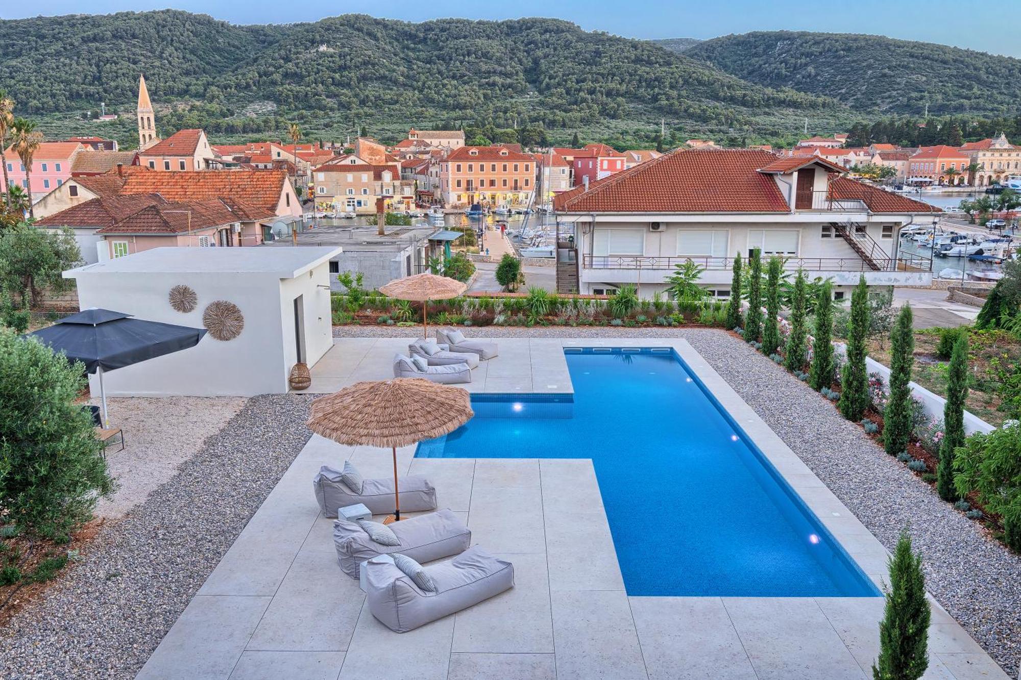 Hvar Luxury Villa And Pool With View In Heart Of Stari Grad Stari Grad (Hvar) Exterior foto